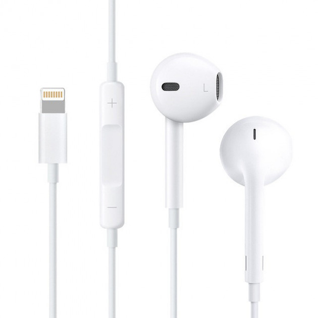 

Наушники Hoco L7 Plus lightning white