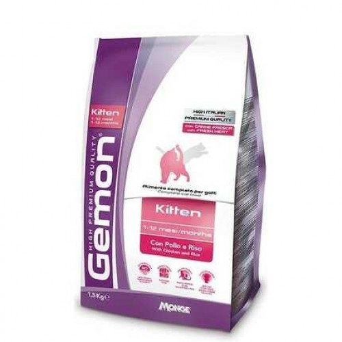 

Сухой корм GEMON CAT Kitten курица с рисом 1,5 кг