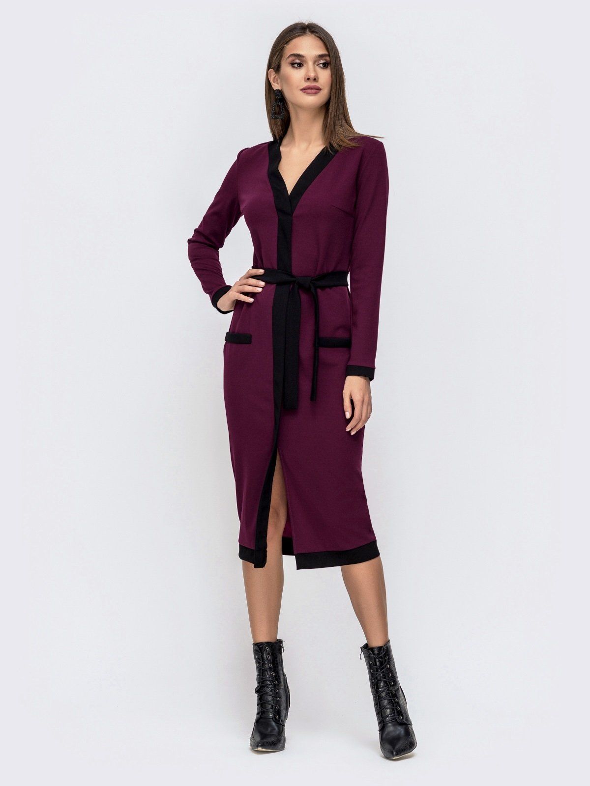 

Платье Maximoda ЕМО42371/1  бордовый, Платье Maximoda ЕМО42371/1 52 бордовый