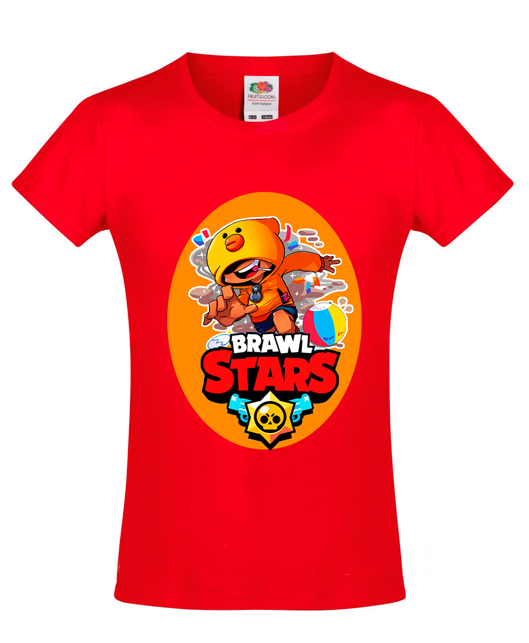 

Футболка Fruit of the Loom Brawl Stars Красная 116 см K2B16BD116