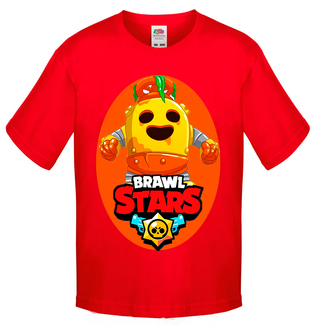 

Футболка Fruit of the Loom Brawl Stars Красный 140 см K3B11BM140