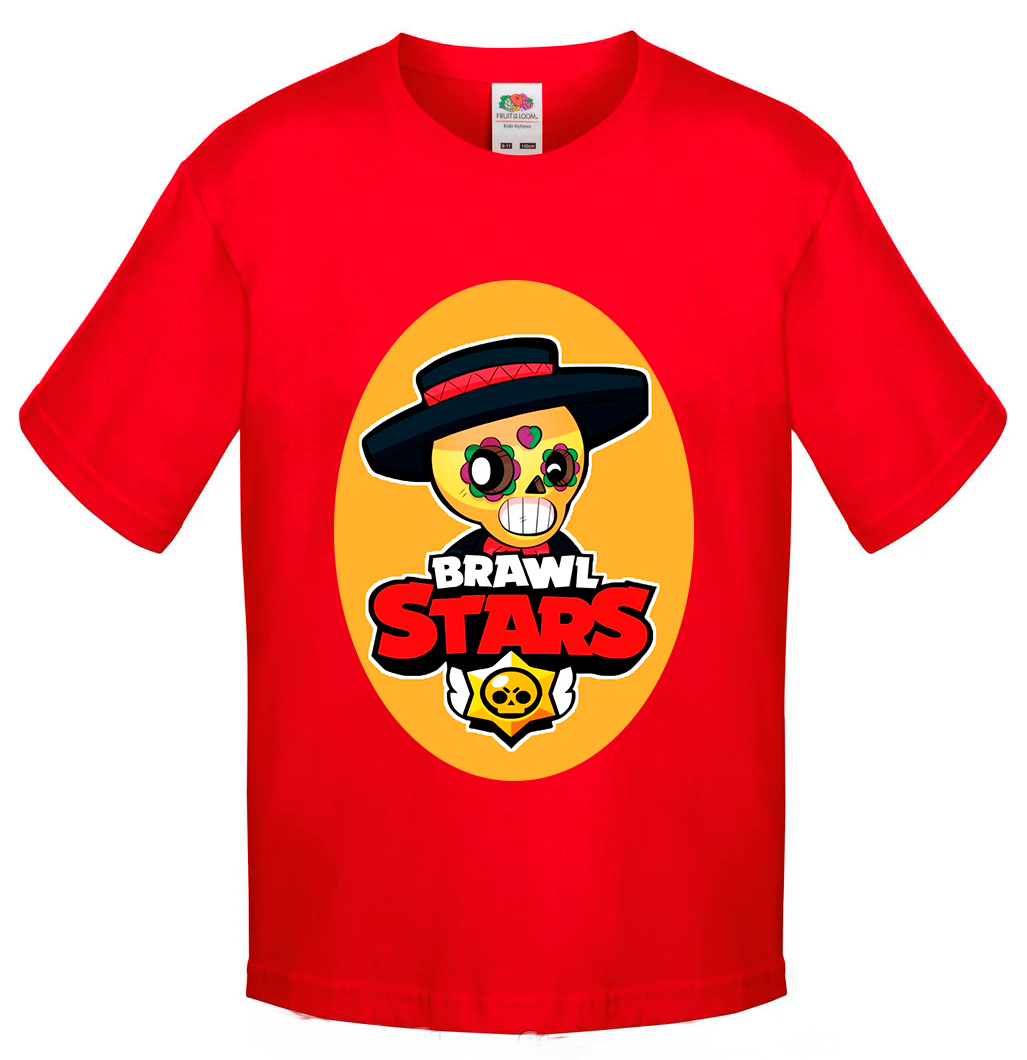 

Футболка Fruit of the Loom Brawl Stars Красный 140 см K3B17BM140