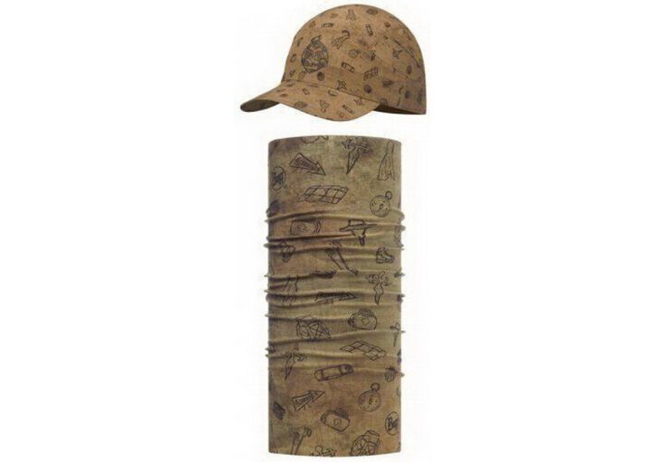 

Кепка Buff UV COMBO CAMINO PACK TREK santiago silversage (BU 117224.313.10.00 / 117)