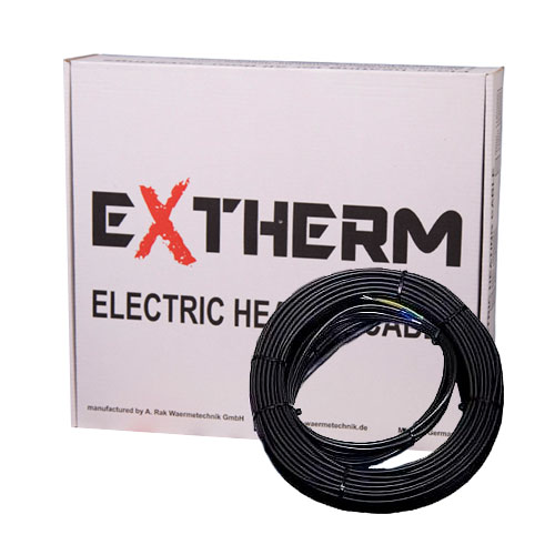 

Теплый пол Extherm двухжильный нагревательный кабель ETC ECO 20-2000 Вт