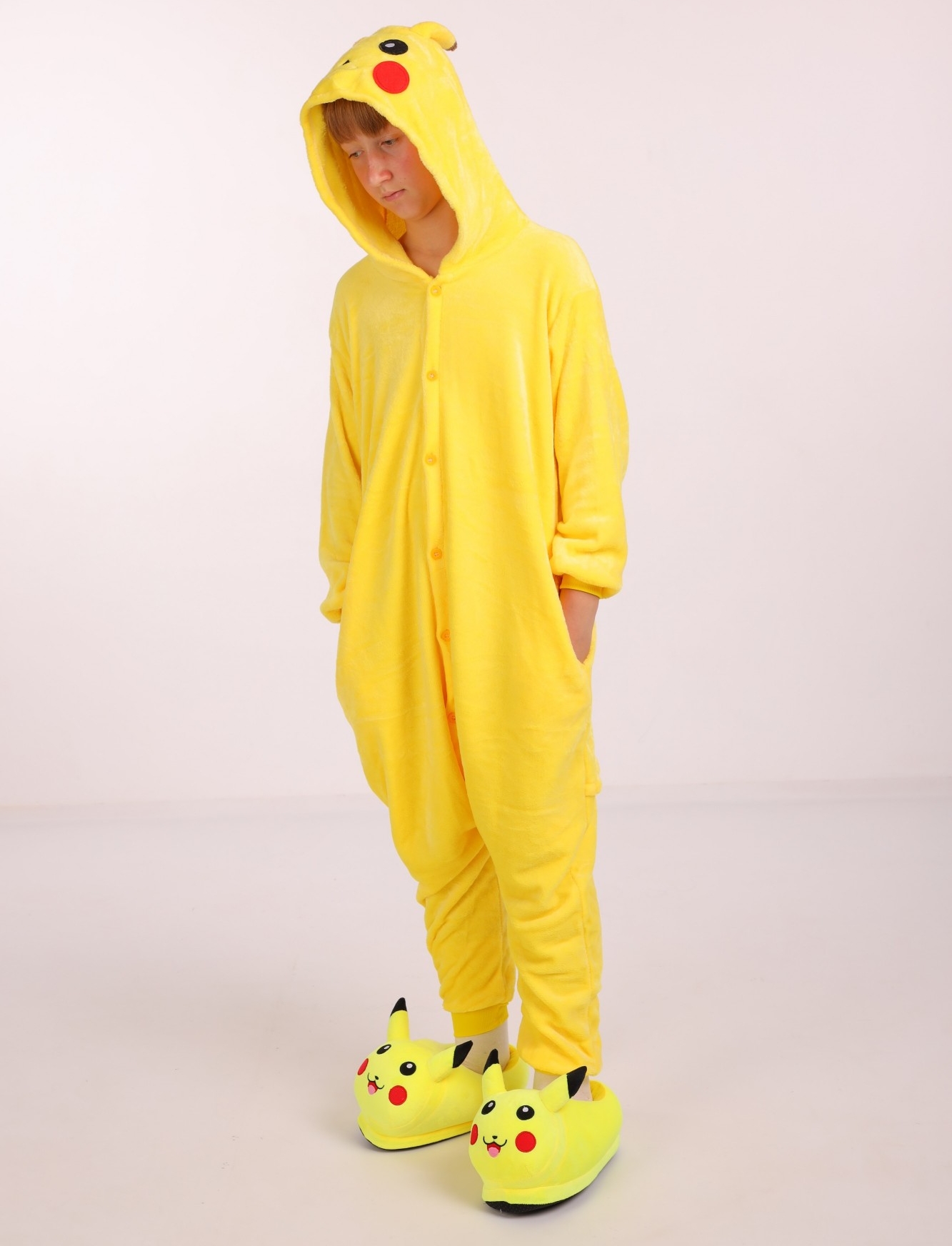 

Мужские кигуруми взрослая и подростковая Kigurumi Пикачу Покемон  175-185 см. (1015/1, Мужские кигуруми взрослая и подростковая Kigurumi Пикачу Покемон XL 175-185 см. (1015/1)