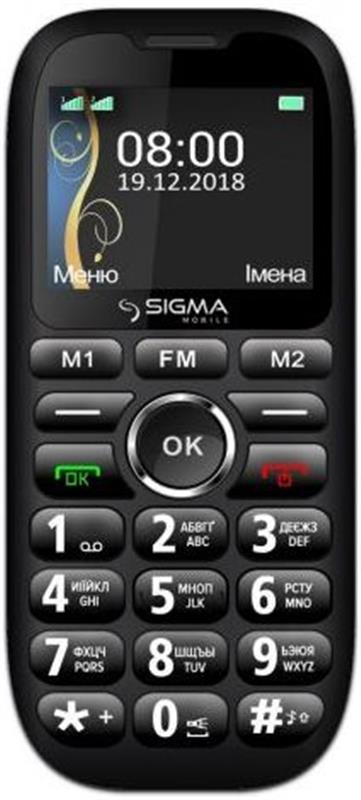 

Мобильный телефон Sigma mobile Comfort 50 Grand Dual Sim Black