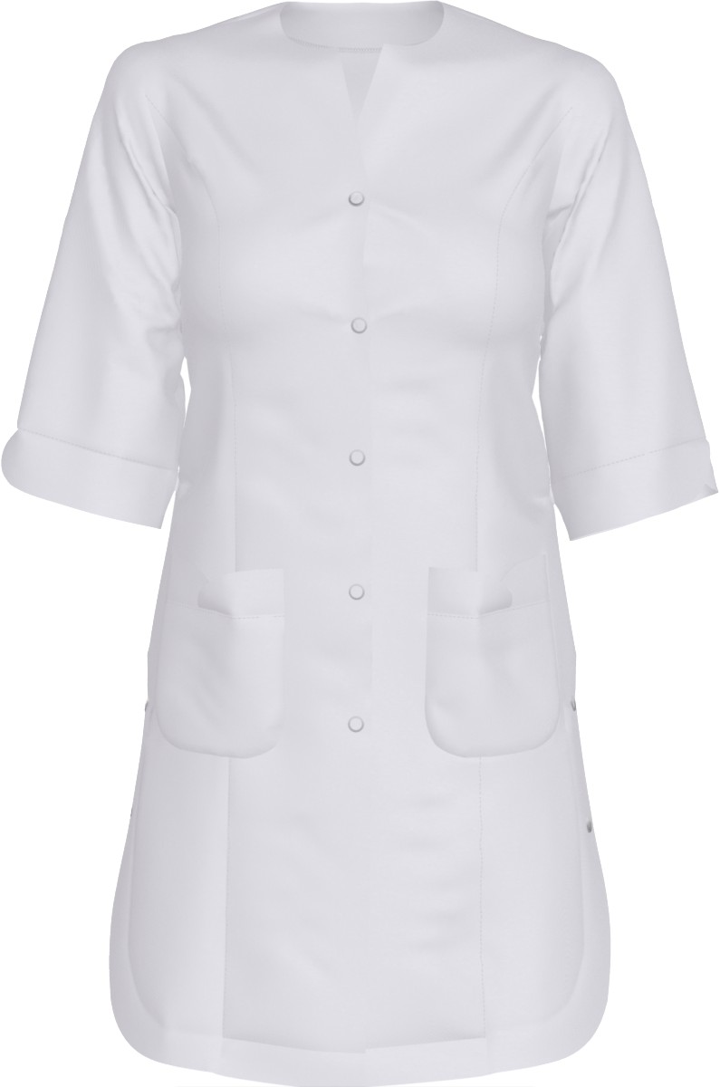 

Медицинский халат My Tailor 3509GK  белый, Медицинский халат My Tailor 3509GK 46 белый