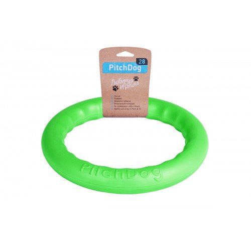 

Кольцо для апортировки PitchDog, салатовое, диаметр - 28 см