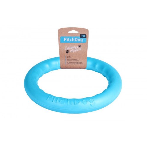 

Кольцо для апортировки PitchDog, голубое, диаметр - 28 см