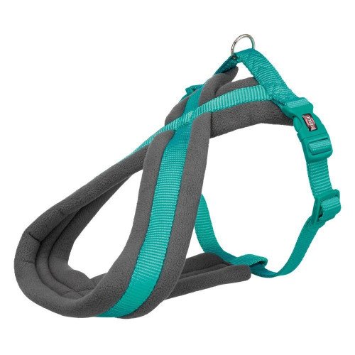 

Шлея Trixie Premium M-L, для собак, 50-90 см, 25 мм, океан