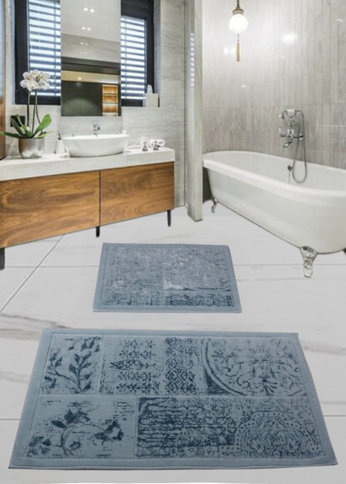 

Набор ковриков для ванной комнаты Diva Maxstile L Blue 60*100+50*60 11007265