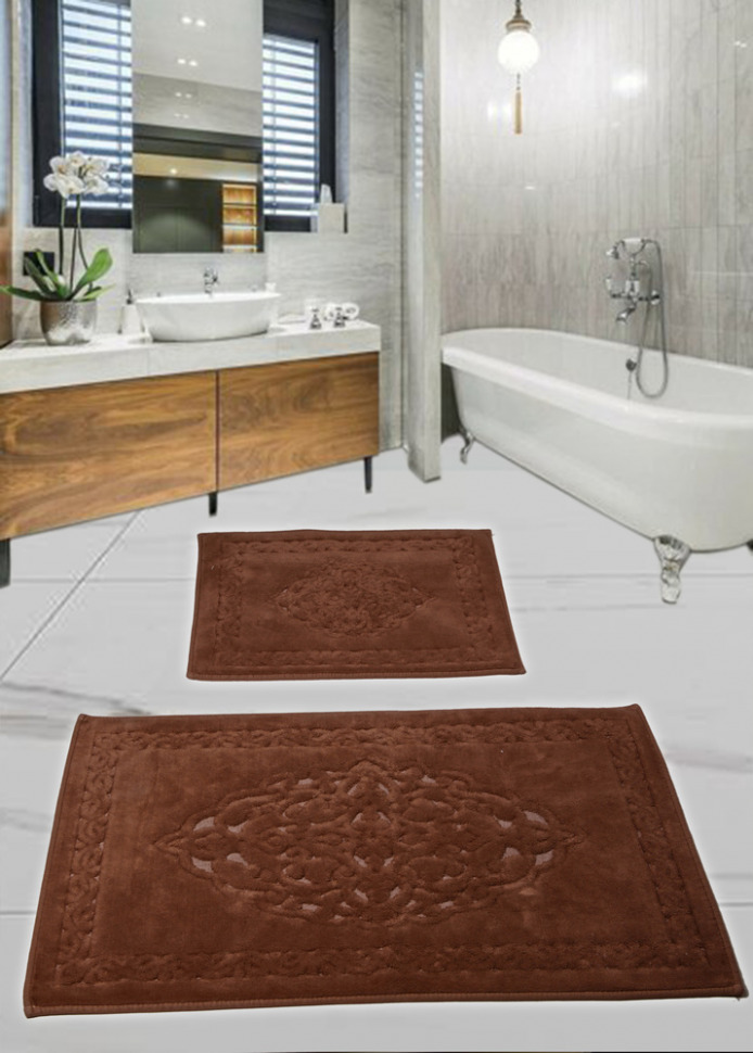 

Набор ковриков для ванной комнаты Diva Liza D Brown 60*100+50*60 11007250
