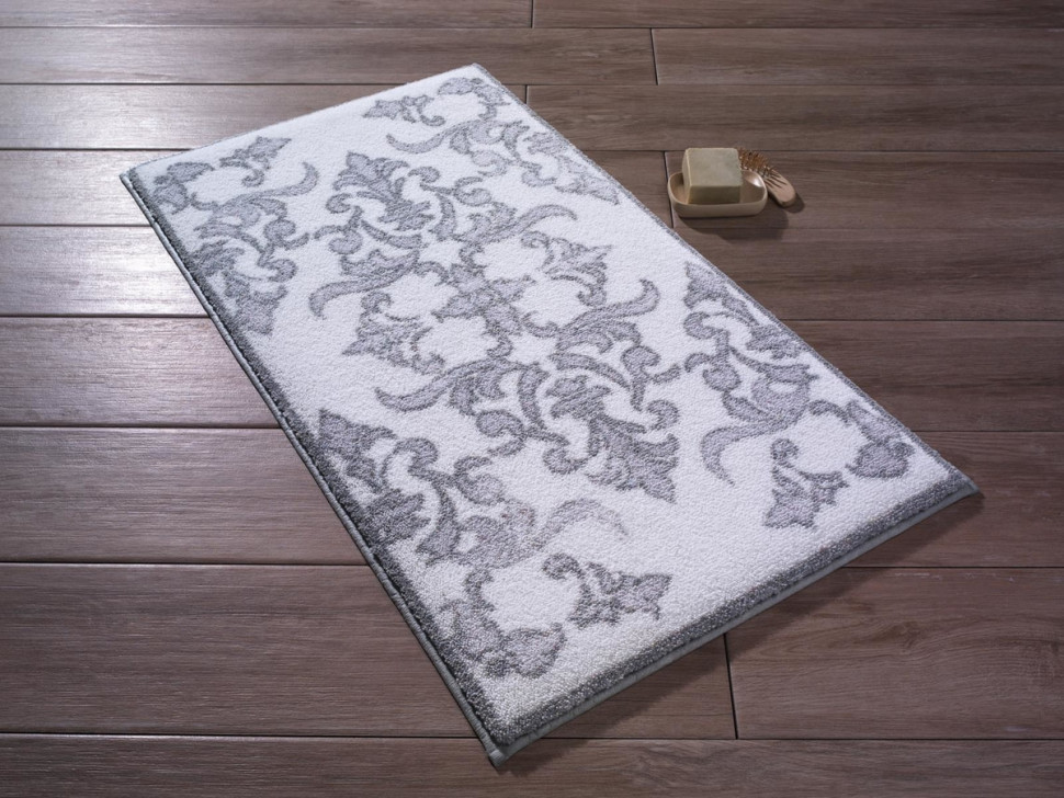 

Коврик для ванной Confetti Shabby Damask gri 80x140