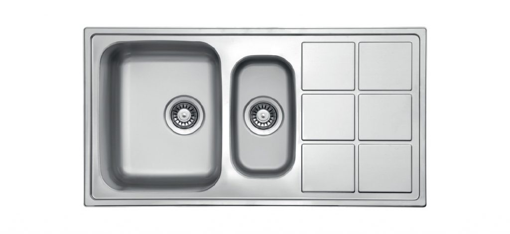 

Кухонная мойка UKINOX LTP 950.500 15 GT 8K полированная + подарок доска разделочная