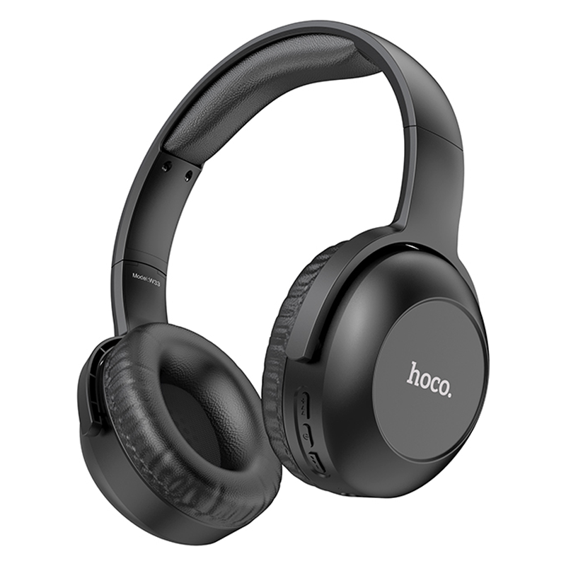 

Беспроводные Bluetooth наушники HOCO Art sount BT headset W33 |BT5.0, AUX, Type-C, 15H| Black (W33B)