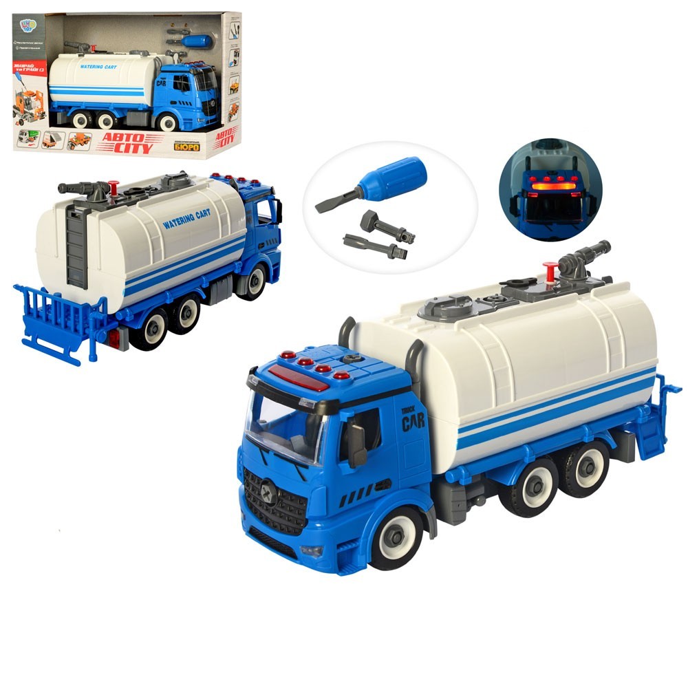 

Детский водовоз-конструктор Limo Toy с мигалкой KB 075