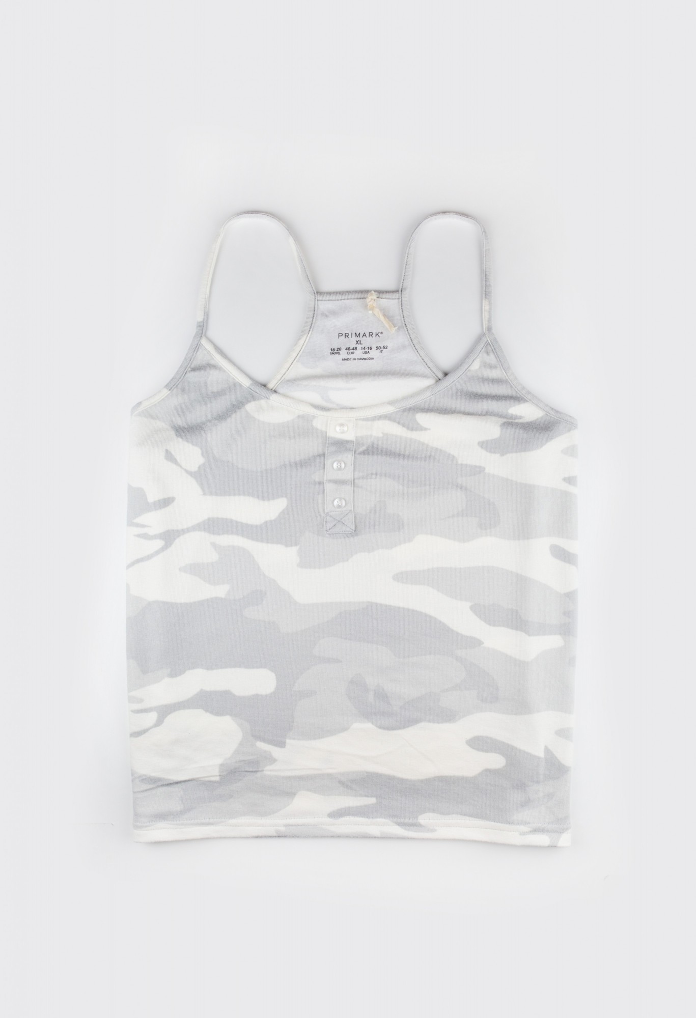 

Топ Primark XL Серый 8520123002494