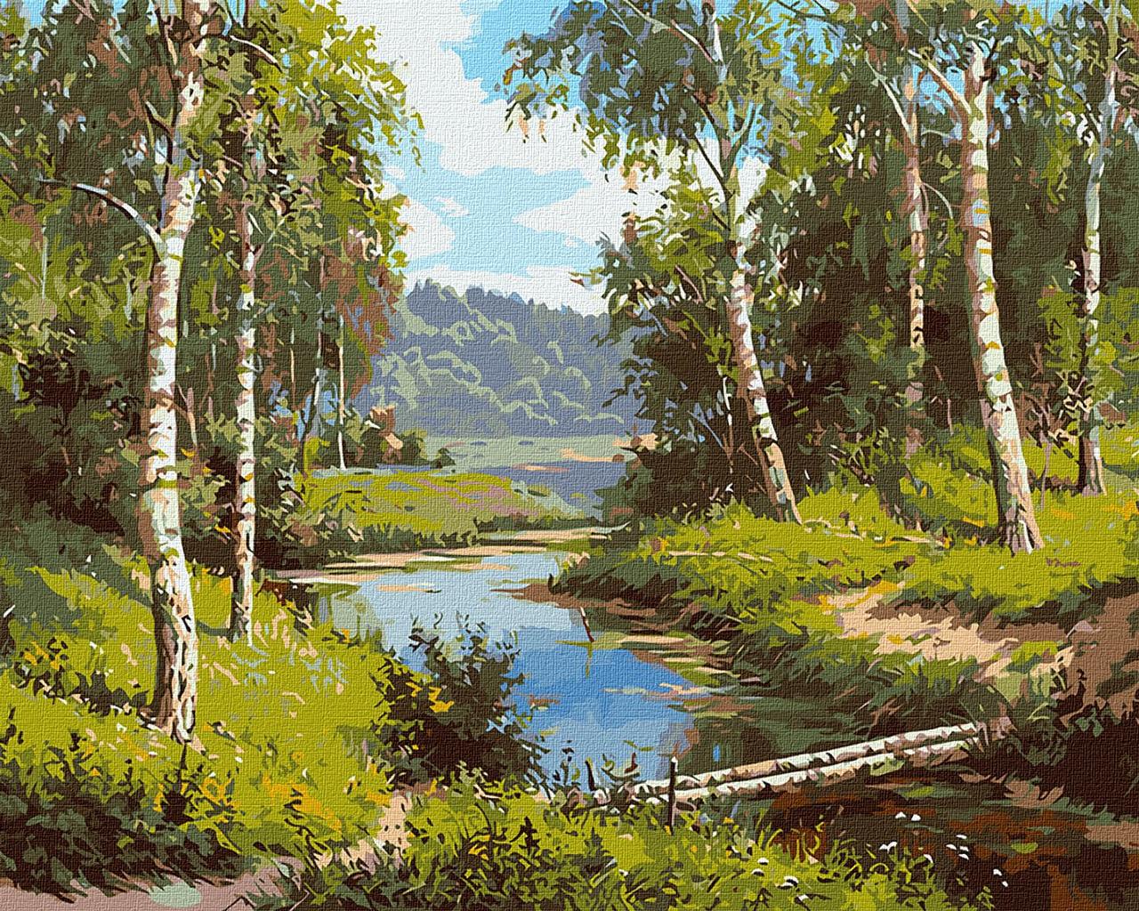 

Картина по номерам Идейка КНО2849 40*50 cм Мостик через реку