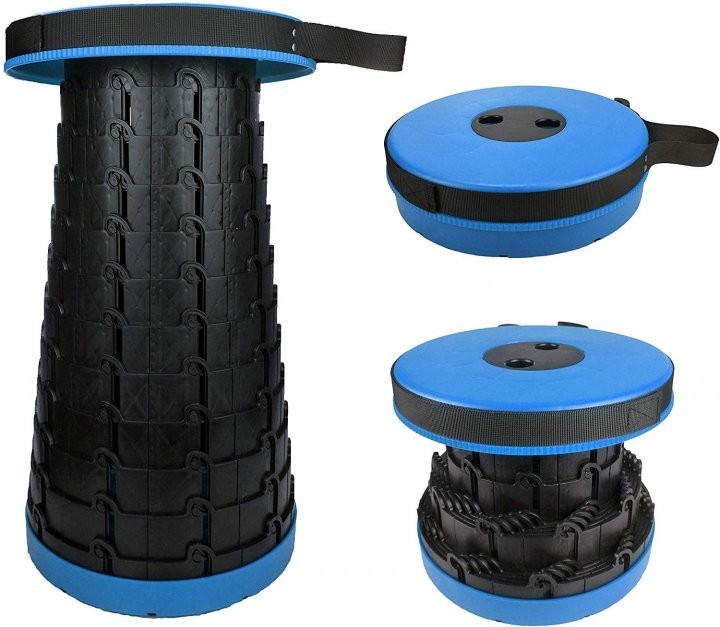 

Складной стул Telescopic stool (раскладной телескопический стул) синий