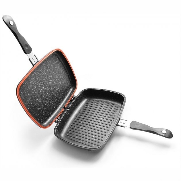 

Сковорода-гриль двойная TurboGrill A-Plus A1 30 х 24 см
