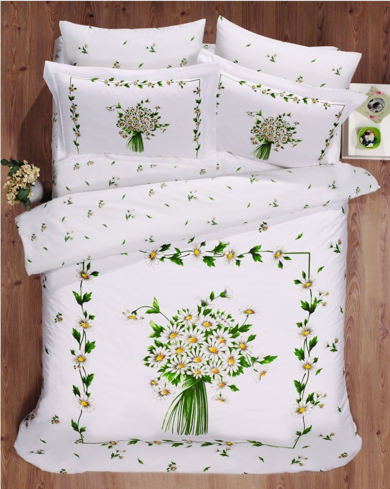 

Постельное белье сатин Le Vele Spring Series Posy евро 0101.TUR.00.00.000.02.008