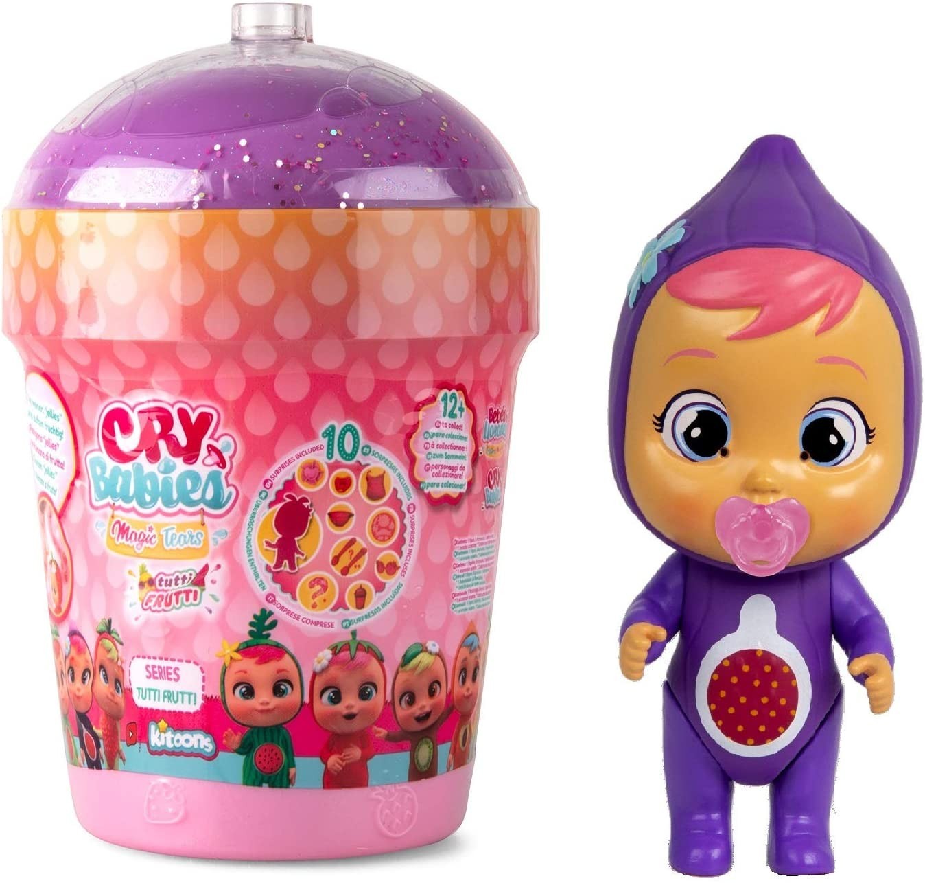 

Игровой набор с пупсом IMC Toys Cry Babies Magic Tears Tutti Frutti House Плакса Тутти Фрутти в ассортименте (93355)