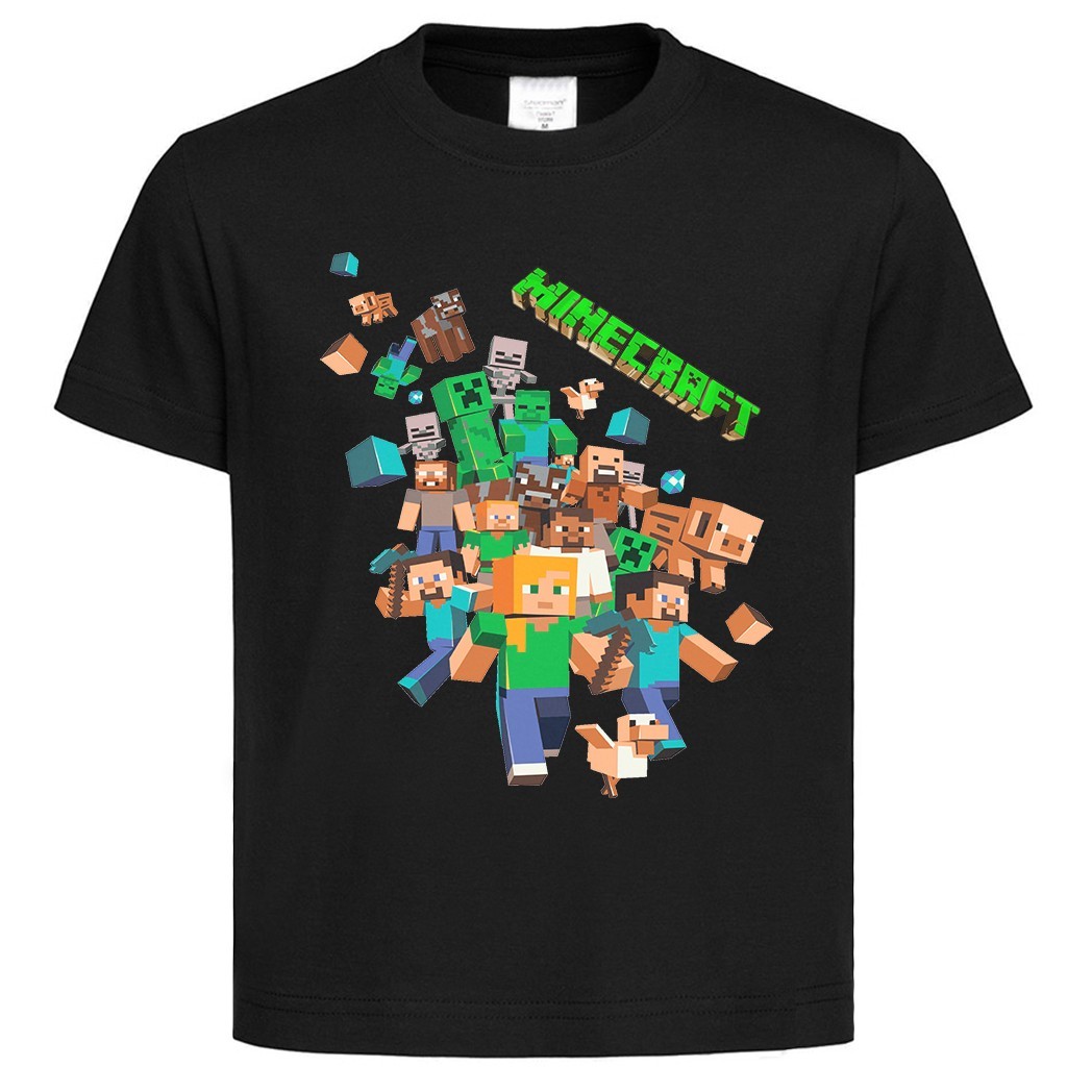 

Футболка Детская Minecraft черная 128см