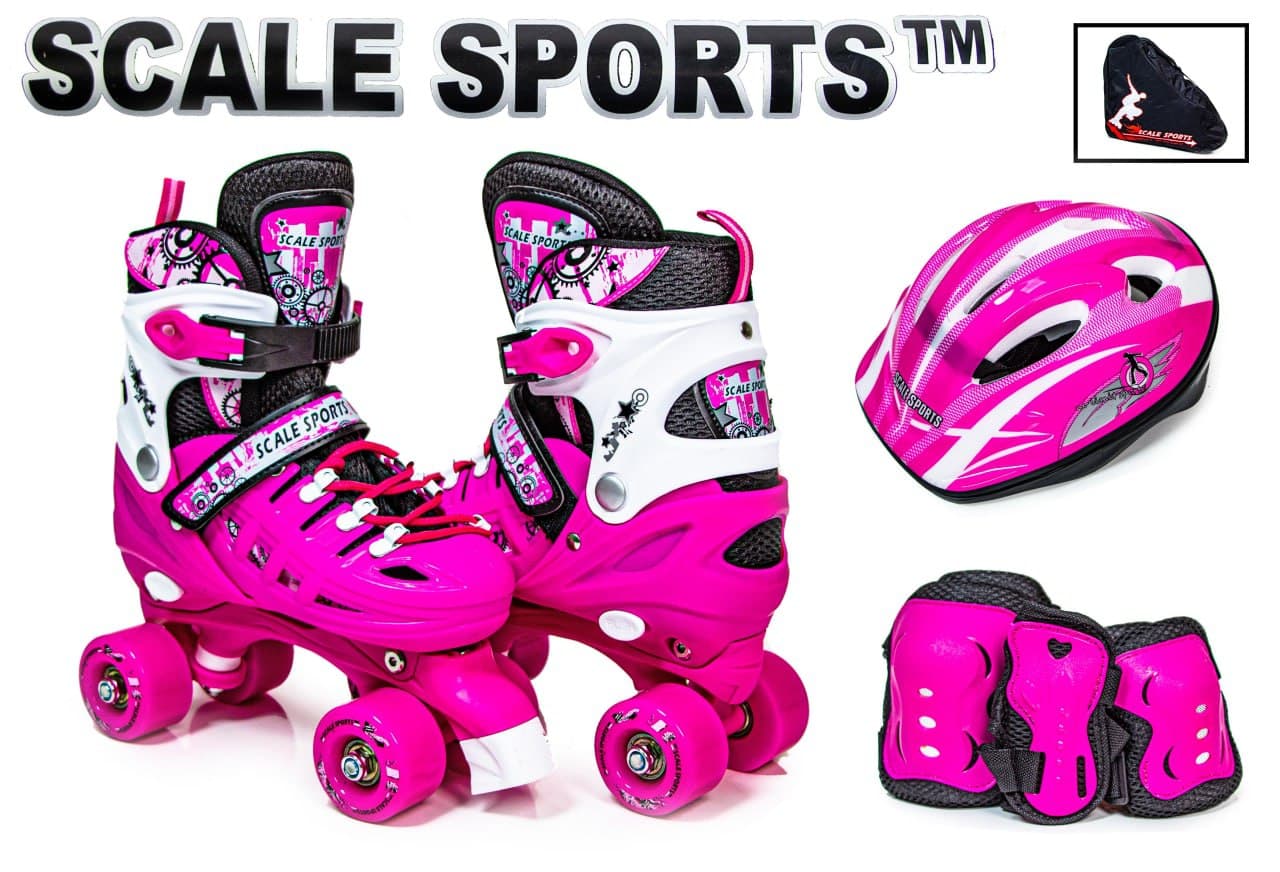 

Комплект ролики квады Scale Sport Pink, размер 29-33