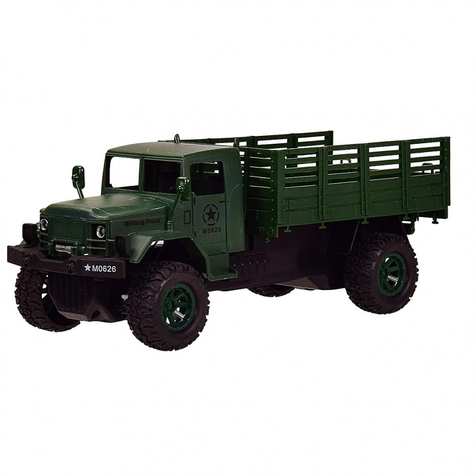 

Игрушечный военный грузовик на радиоуправлении 869-66A (Зеленый)