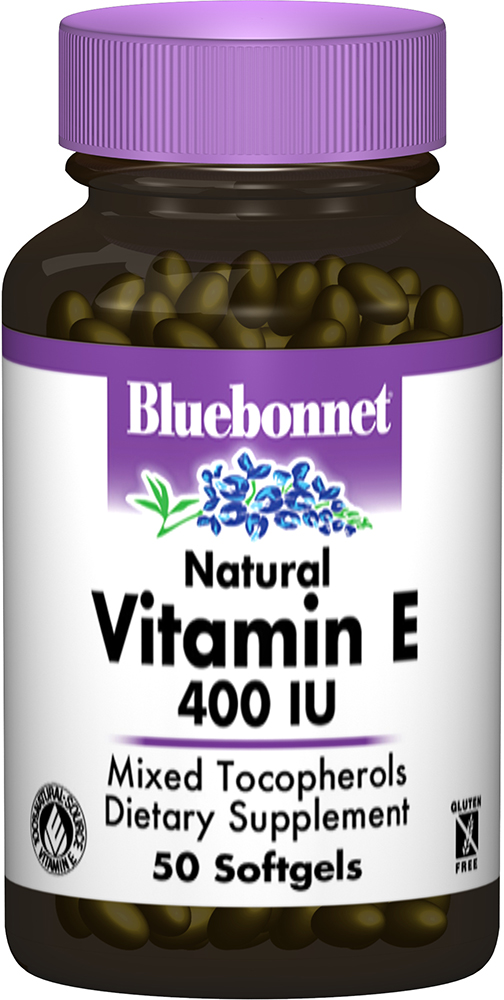 

Витамины Bluebonnet Nutrition Natural E 400IU 50 желатиновых капсул (743715006164)