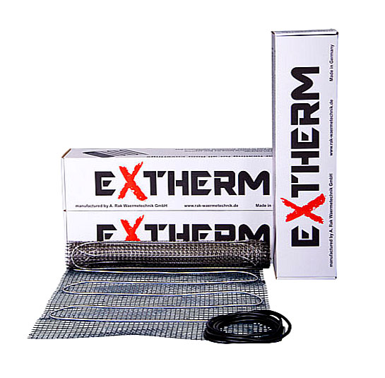 

Теплый пол: Тонкий двужильный мат в чистовую стяжку EXTHERM ET ECO / 180 Вт / 1 м²