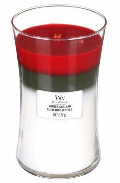 

Ароматическая свеча Woodwick Large Trilogy Winter Garland 609 г
