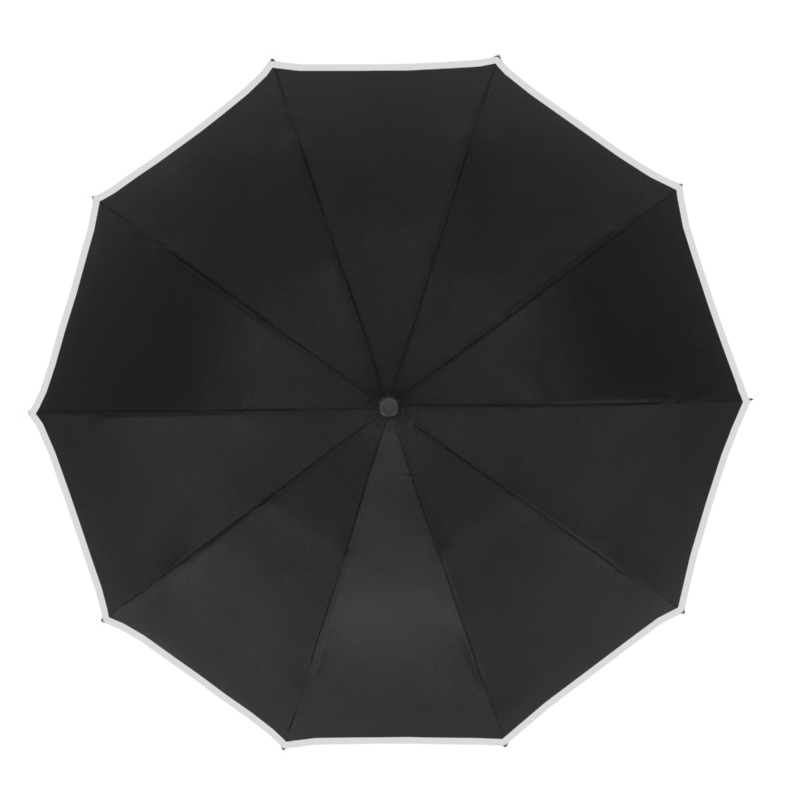 

Мини-зонт Lesko 2019 Black на 10 спиц от дождя