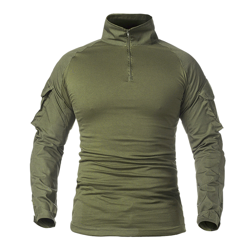 

Тактическая рубашка Lesko A655 Green  (40р.) мужская с длинным рукавом камуфляжная армейская, Тактическая рубашка Lesko A655 Green 3XL (40р.) мужская с длинным рукавом камуфляжная армейская