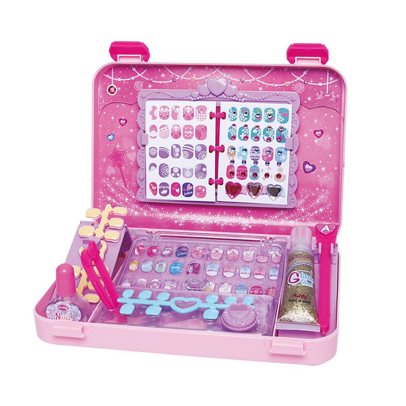 

Игровой набор в чемодане Lesko "Студия маникюра" 55002 Pink детская косметика для девочек