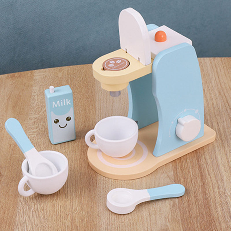 

Детский кухонный набор Lesko DL-56682 "Kitchenware" Coffee Machine кофемашина для девочек деревянный