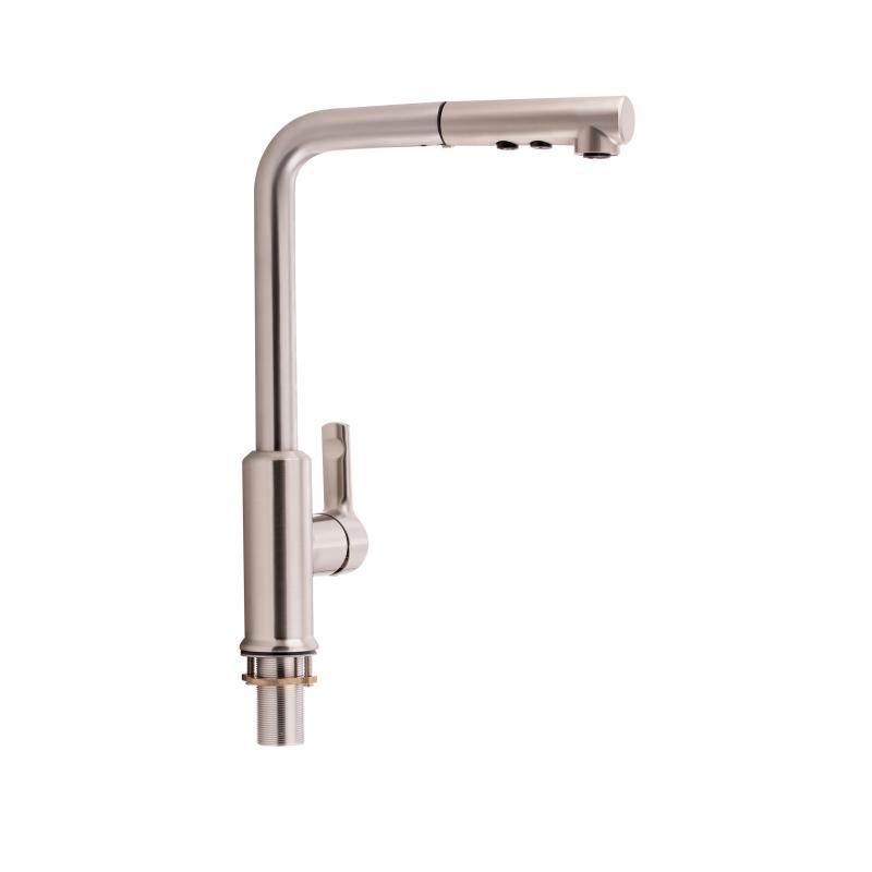 

Смеситель для кухни Qtap Janicka 9134103FN с выдвижным изливом SD00042276