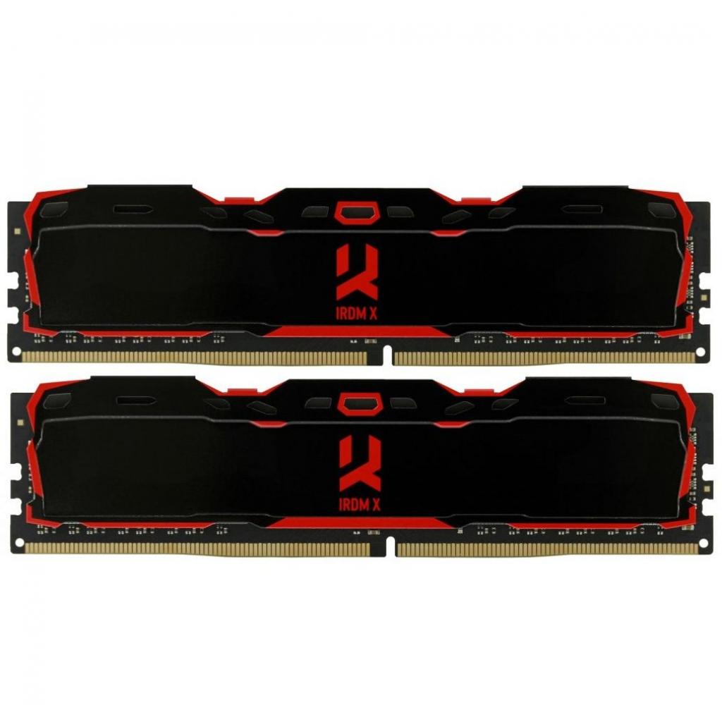 

Оперативная память DDR4 16GB (2x8GB) 3000 MHz Iridium X Black Goodram (IR-X3000D464L16S/16GDC)