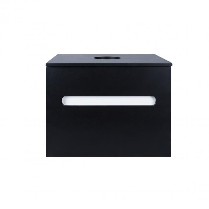 

Тумба подвесная Qtap Virgo 600х476х469 Black/White со столешницей QT1879TPА602BW SD00046967
