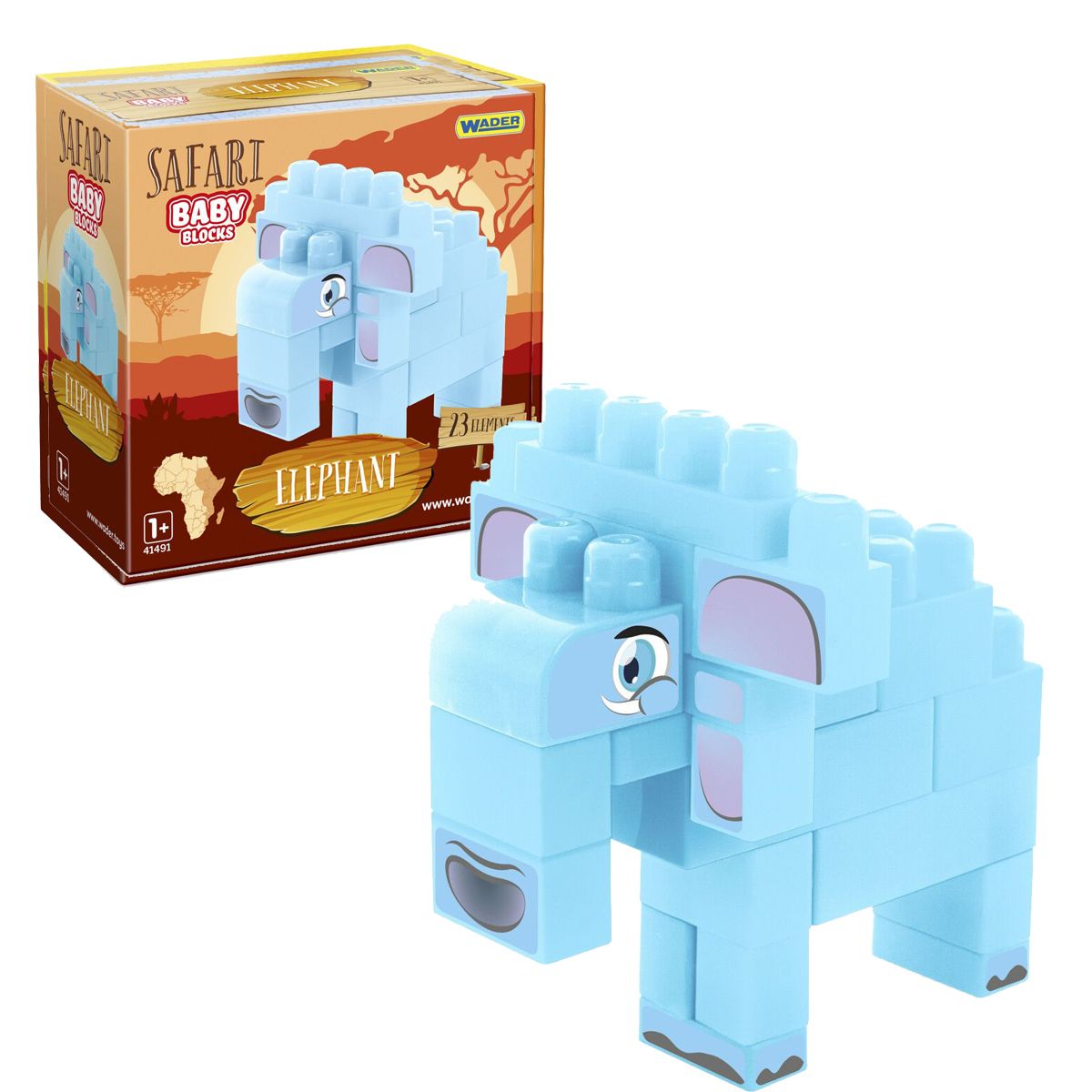 

Конструктор сафари Baby Blocks слон MiC (41502) (172264)