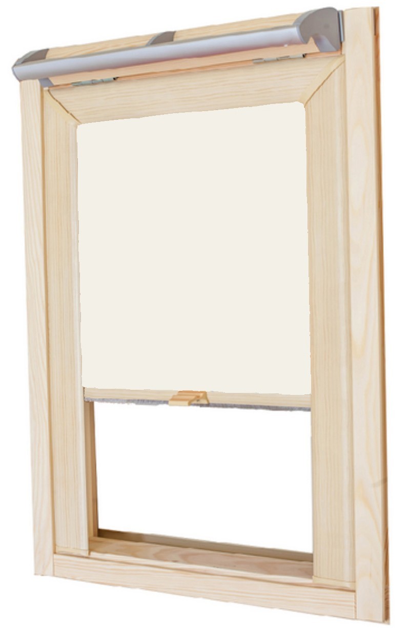 

Ролета для мансардных окон Fakro 78x118 Roll Star 62x101 см Гардения (0200)