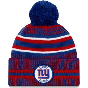 

Шапка New York Giants New NFL Beanie, вязаная с помпоном, теплая, многоцветный