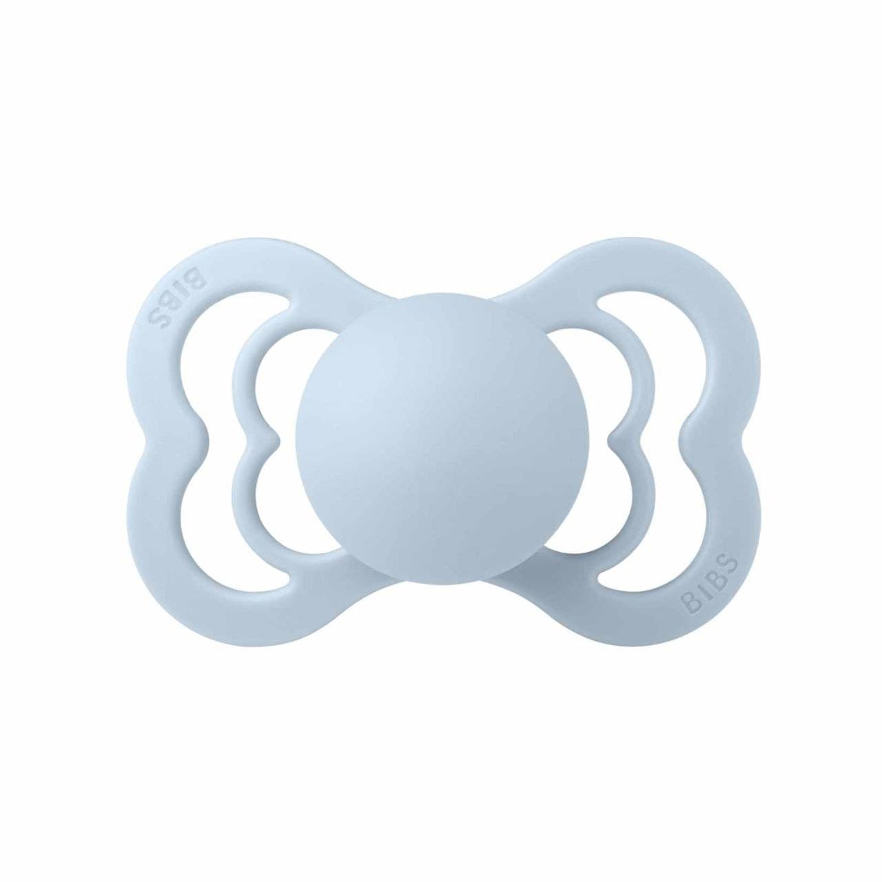 

Пустушка BIBS SUPREME Silicone Baby blue Світло-голубий - 0-6 міс.