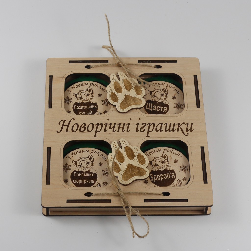 

Елочная игрушка EkoDar Подарочный набор новогодних игрушек (4) 4шт (01012095)