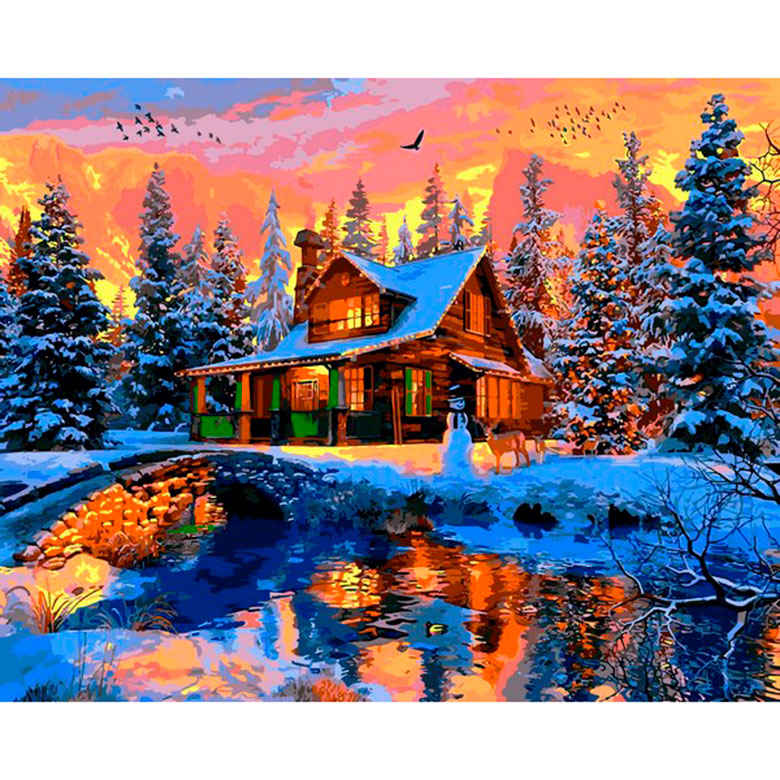 

Картина по номерам Babylon Рождество в Скалистых горах VP1264 40x50см