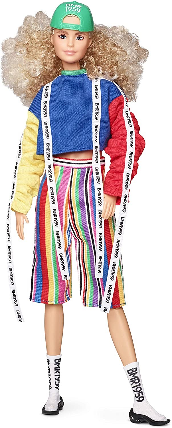 

Кукла Барби БМР Barbie BMR1959 Fully Poseable Fashion Doll with Curly Blonde Hair