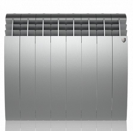 

Радиатор Royal Thermo BiLiner 500 Silver Satin 8 секций