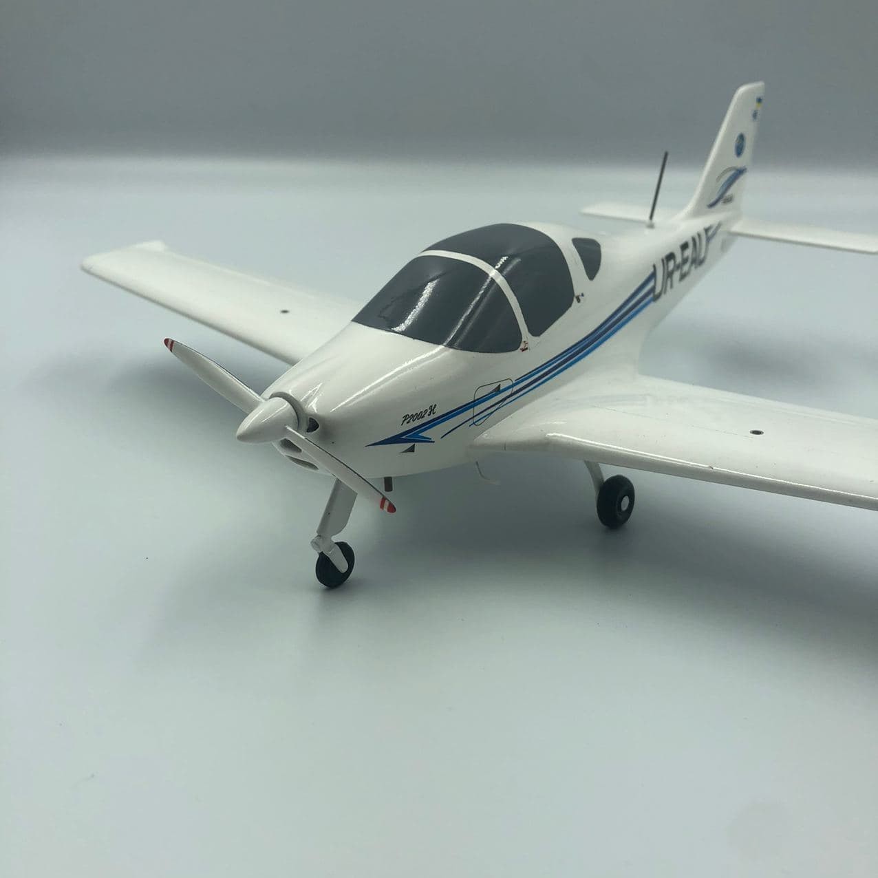 

​Модель літака Tecnam P2002JF Reg: UR-EAU Livery: National Aviation University