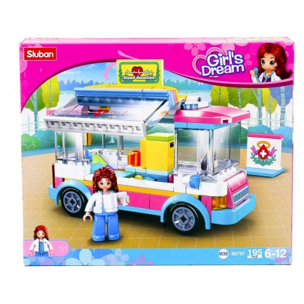 

Конструктор SLUBAN, 195 деталей M38-B0797