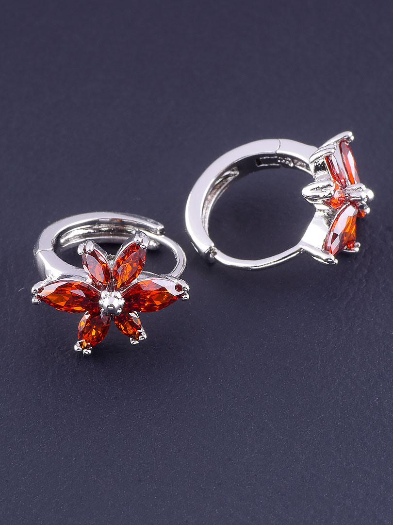 

Серьги с красным камнем Xuping №9069356